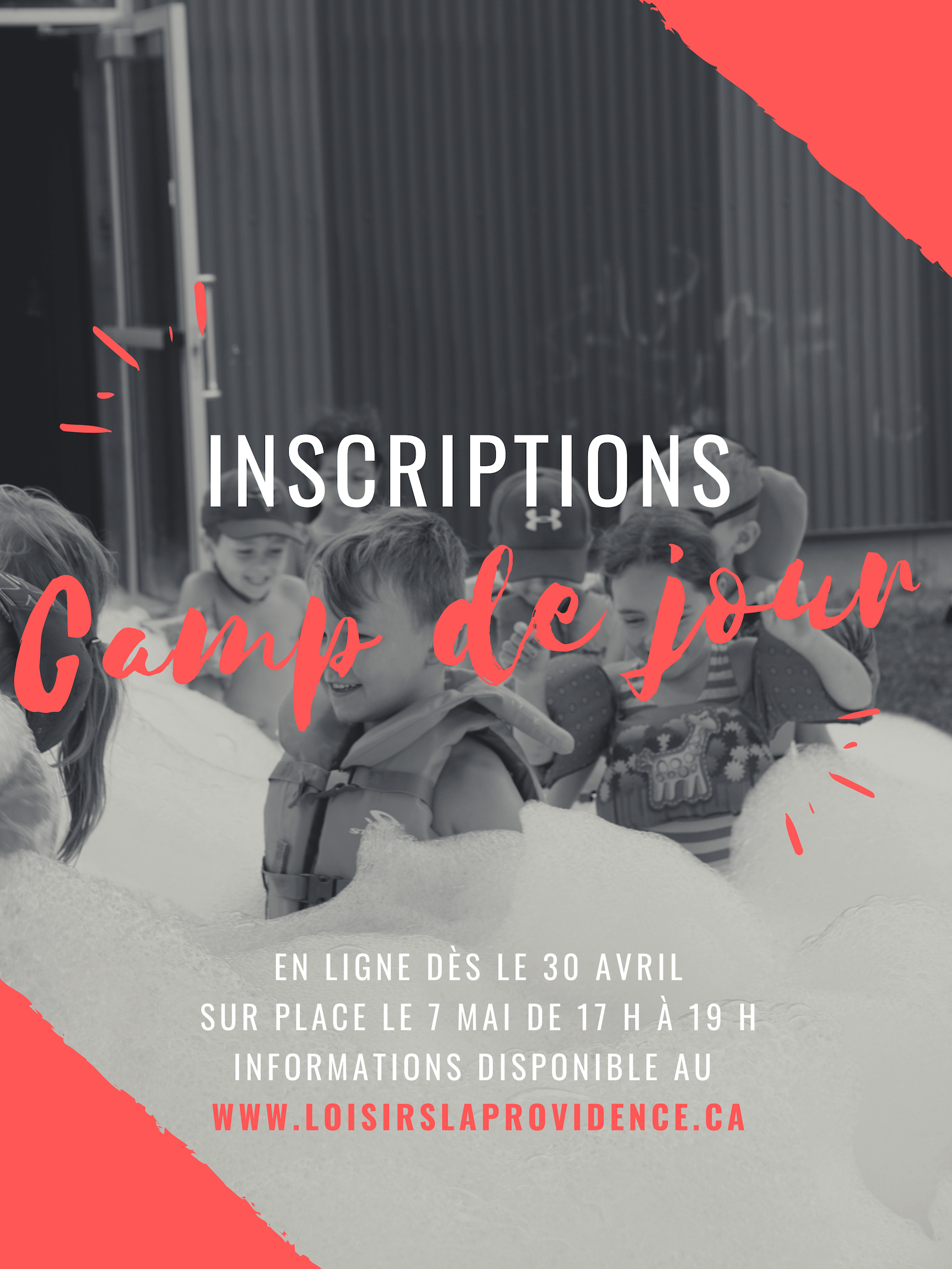 Inscription camp 2019 Inscription camp 2019