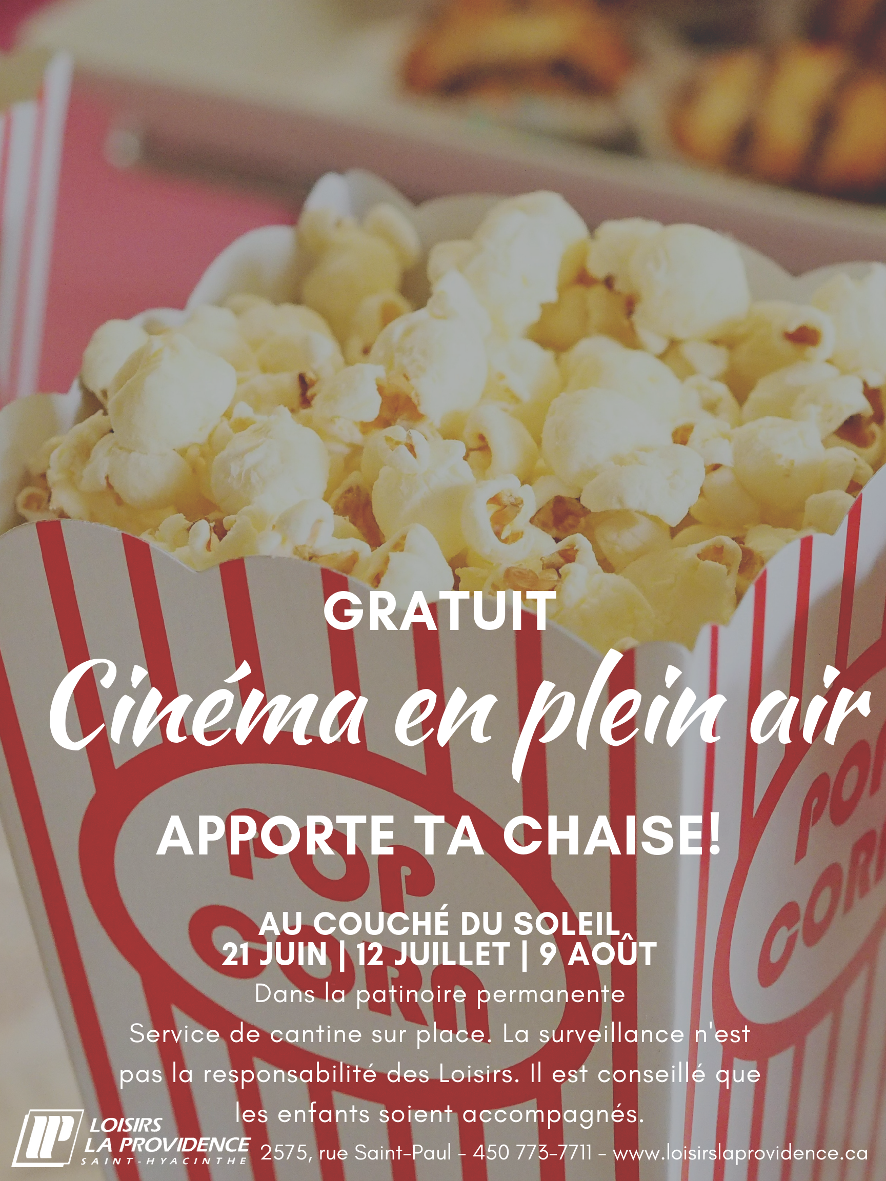 Cinéma en plein air général 2019 Cinéma en plein air général 2019