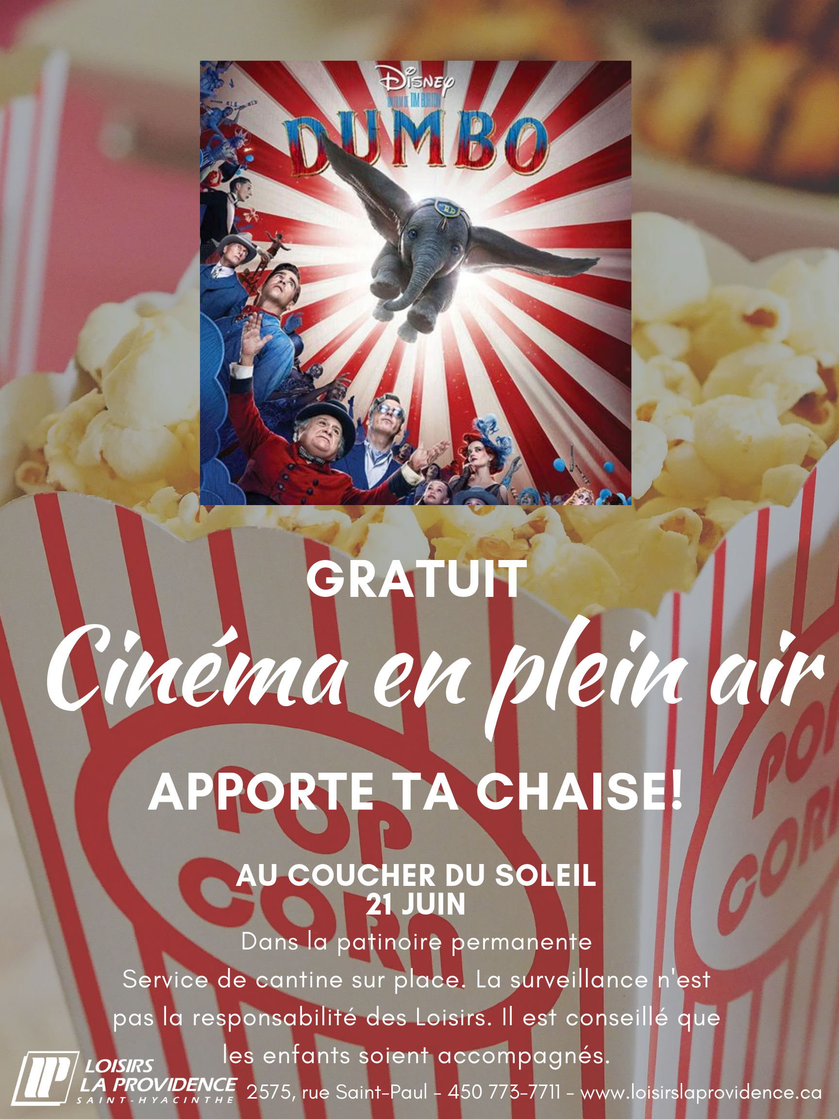 21 juin Cinéma en plein air 21 juin Cinéma en plein air
