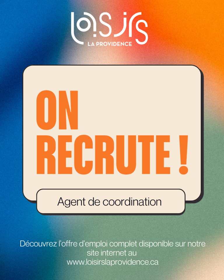 On recrute agent de coordination