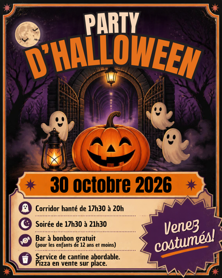Halloween 2026 - Publication réseaux